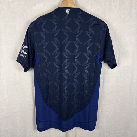 adidas Manchester Utd 24/25 Away Authentic Soccer Jersey Mens Small IU1391 NWT - Picture 6 of 7